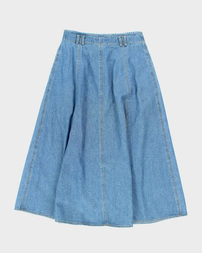 Vintage 90s Liz Wear Denim Skirt - XS