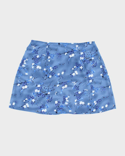 Vintage 90s M Collection Floral Mini Skirt - S
