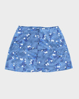 Vintage 90s M Collection Floral Mini Skirt - S