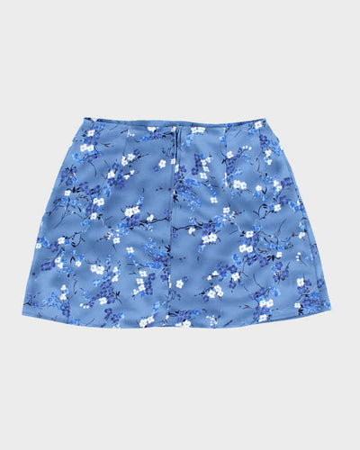 Vintage 90s M Collection Floral Mini Skirt - S