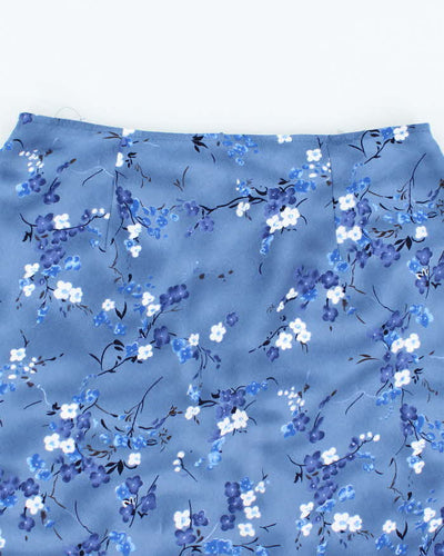 Vintage 90s M Collection Floral Mini Skirt - S