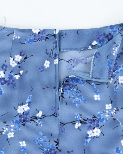 Vintage 90s M Collection Floral Mini Skirt - S