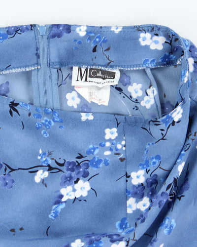 Vintage 90s M Collection Floral Mini Skirt - S