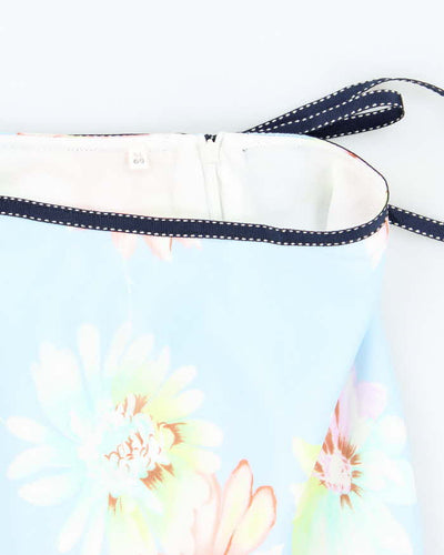 Vintage 90s Floral Midi Skirt - XS