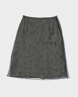 Vintage 90s Bosch Mesh Skirt - XS