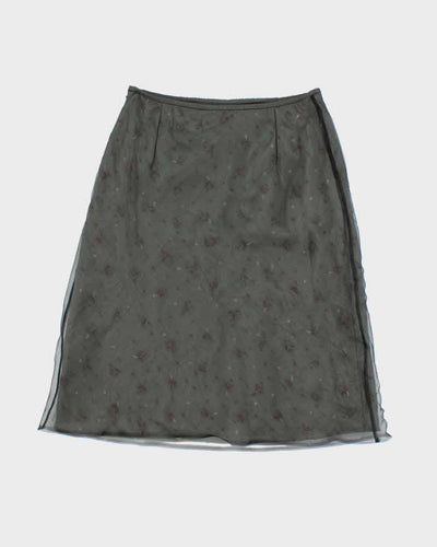 Vintage 90s Bosch Mesh Skirt - XS