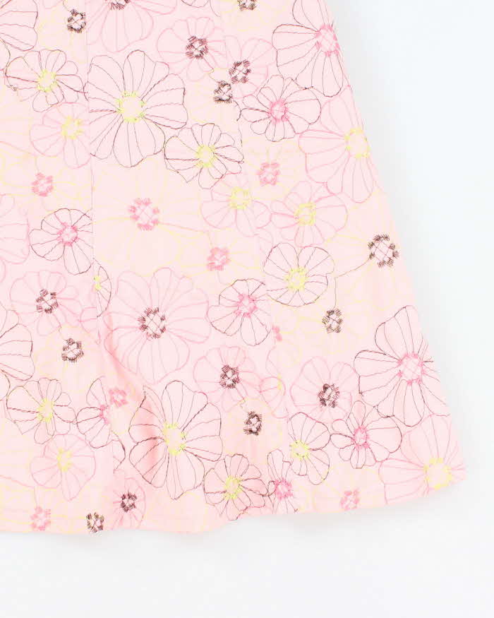 Vintage Y2k 00s Autograph New York Embroidered Floral Skirt - S