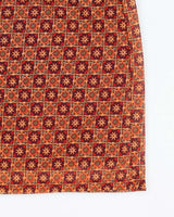 Vintage 90s Wanted Pattern Midi Skirt - S