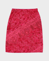 Vintage 90s Jacob Pink Skirt - XS