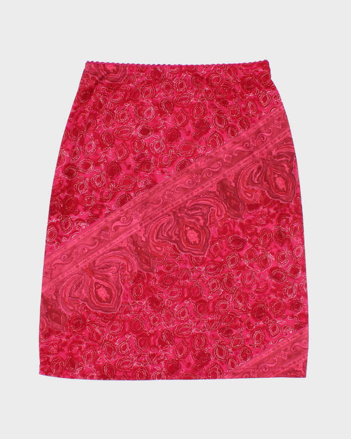 Vintage 90s Jacob Pink Skirt - XS