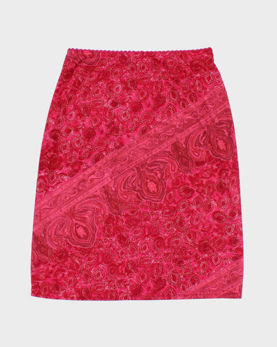 Vintage 90s Jacob Pink Skirt - XS