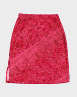 Vintage 90s Jacob Pink Skirt - XS