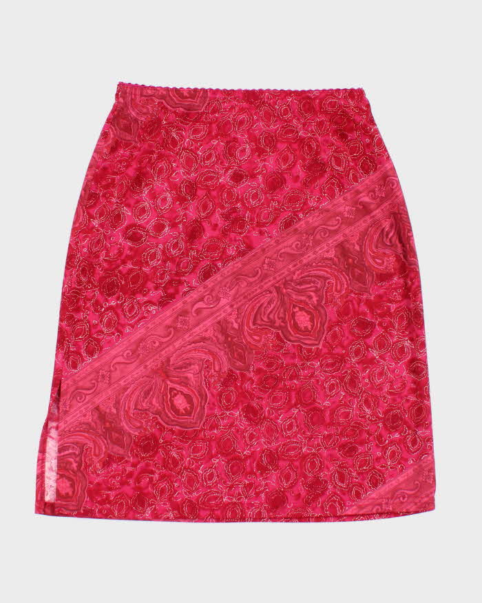 Vintage 90s Jacob Pink Skirt - XS