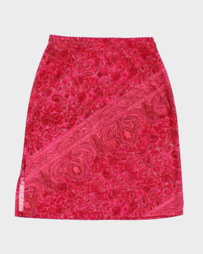 Vintage 90s Jacob Pink Skirt - XS