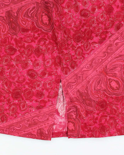 Vintage 90s Jacob Pink Skirt - XS