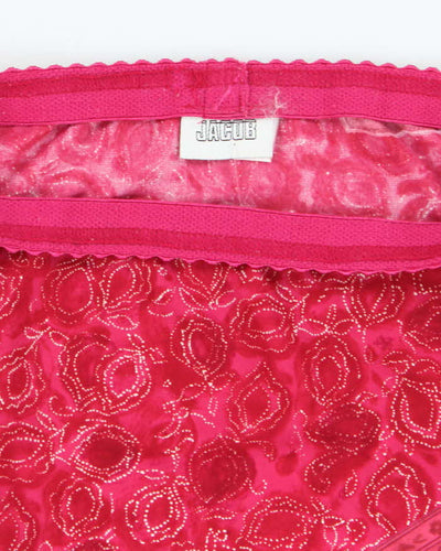 Vintage 90s Jacob Pink Skirt - XS