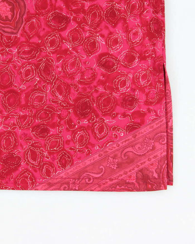Vintage 90s Jacob Pink Skirt - XS