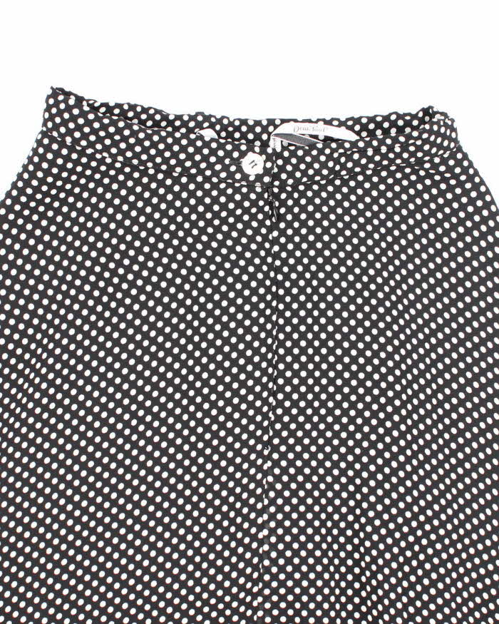 Vintage 90s Jean Paul Polka Dot Skirt - XXS
