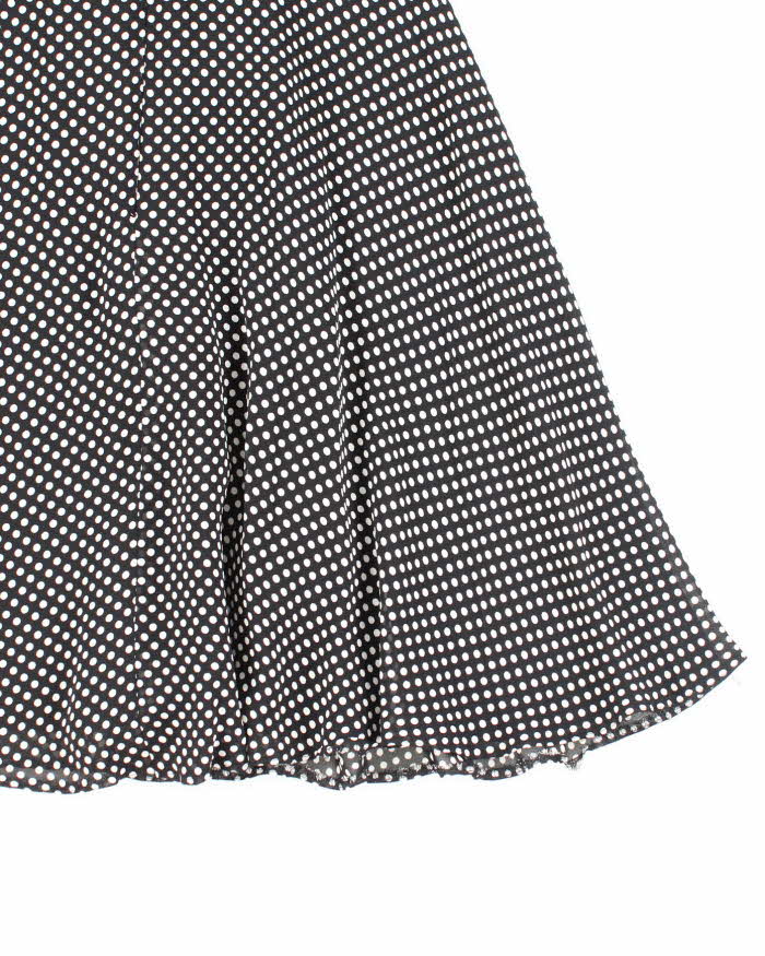 Vintage 90s Jean Paul Polka Dot Skirt - XXS