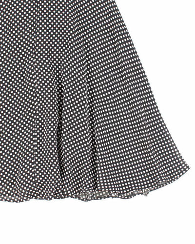 Vintage 90s Jean Paul Polka Dot Skirt - XXS