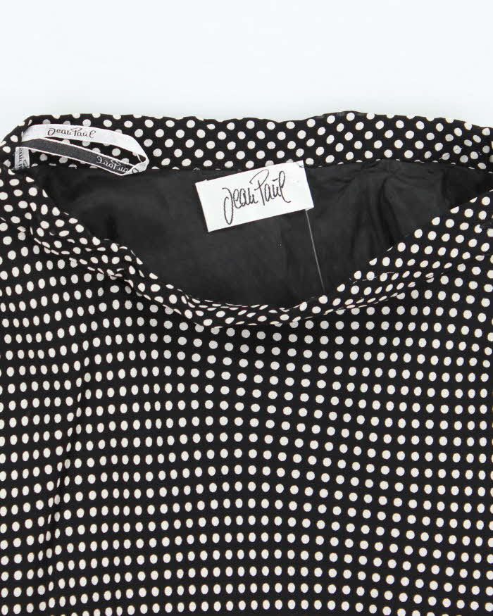Vintage 90s Jean Paul Polka Dot Skirt - XXS