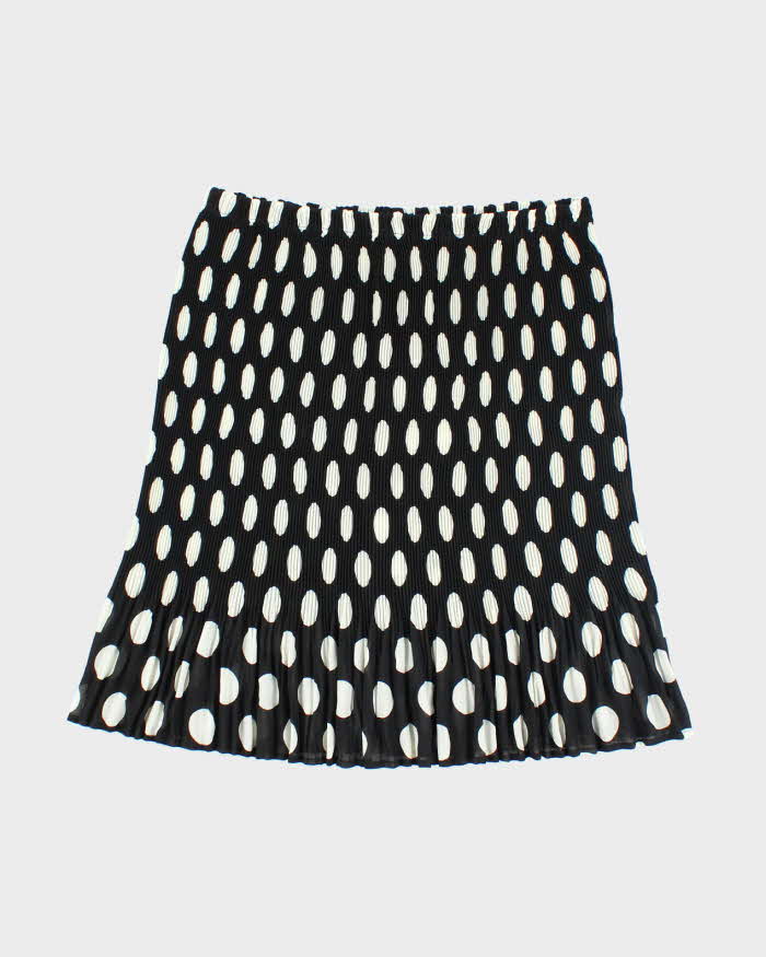 Vintage Y2k  00s Robin Kay Polka Dot Pleated Skirt - XS