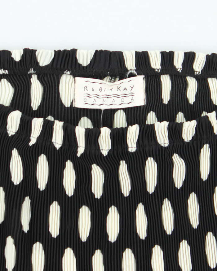 Vintage Y2k  00s Robin Kay Polka Dot Pleated Skirt - XS