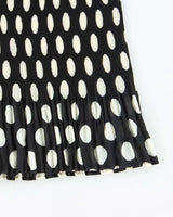 Vintage Y2k  00s Robin Kay Polka Dot Pleated Skirt - XS
