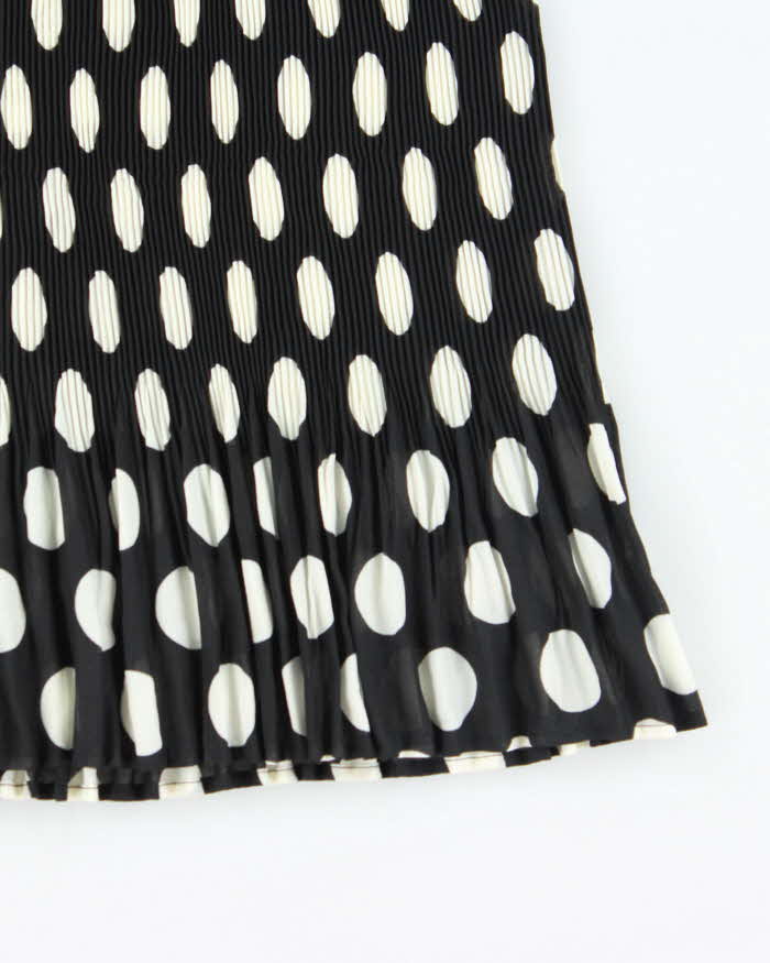 Vintage Y2k  00s Robin Kay Polka Dot Pleated Skirt - XS