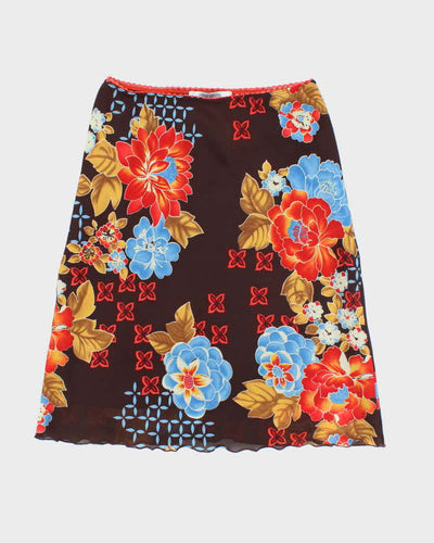 Vintage 90s Mimi Chica Floral Skirt - S