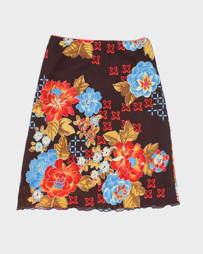 Vintage 90s Mimi Chica Floral Skirt - S
