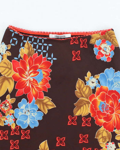 Vintage 90s Mimi Chica Floral Skirt - S