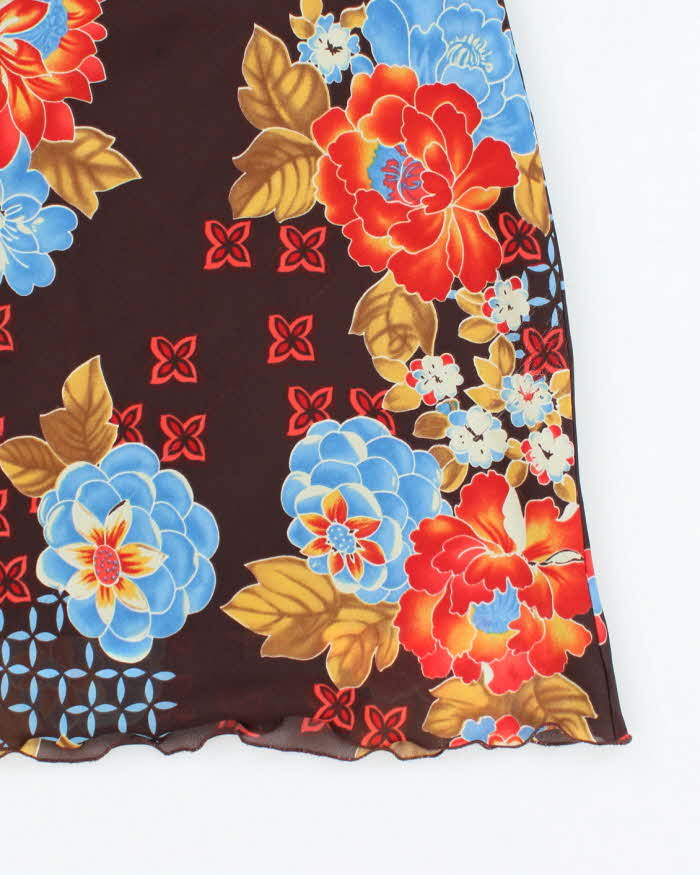Vintage 90s Mimi Chica Floral Skirt - S