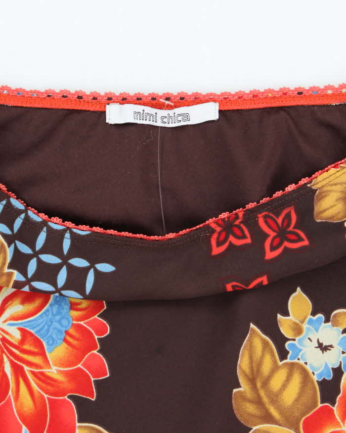 Vintage 90s Mimi Chica Floral Skirt - S