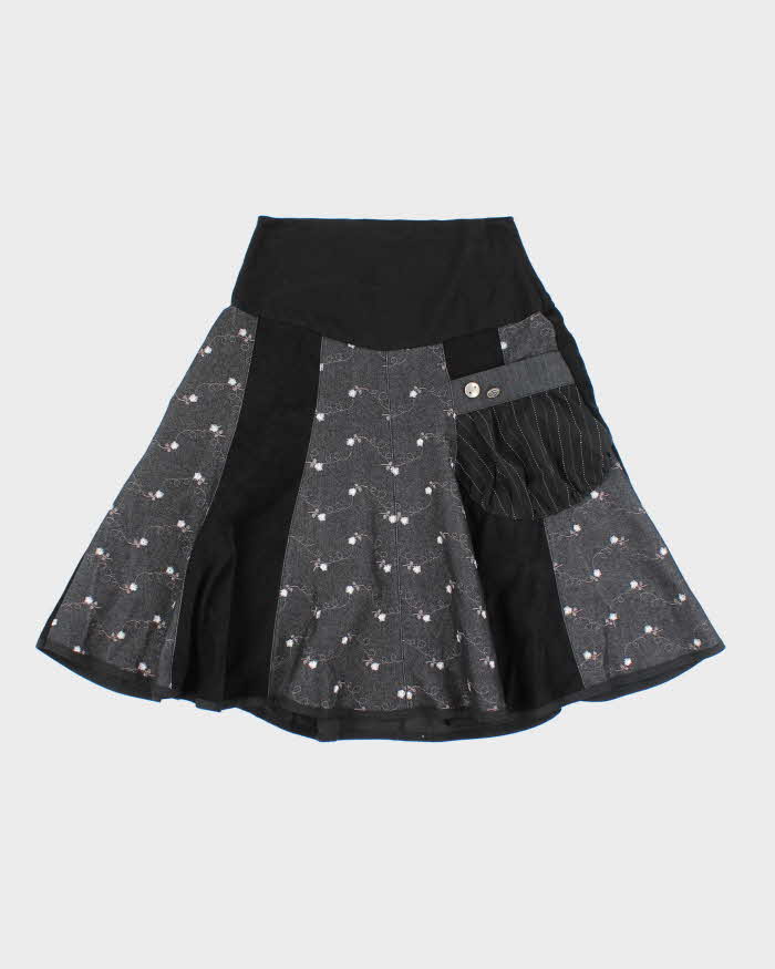 Vintage Y2k 00s Kollontai Patchwork Skirt - XS
