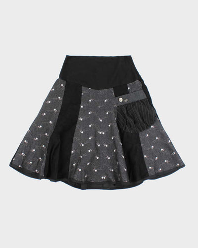 Vintage Y2k 00s Kollontai Patchwork Skirt - XS