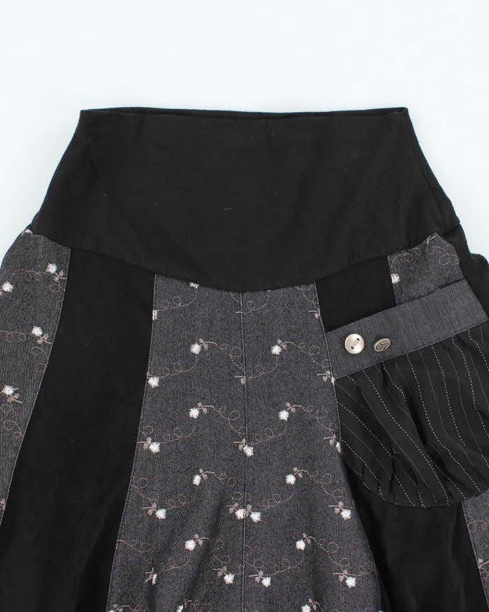 Vintage Y2k 00s Kollontai Patchwork Skirt - XS