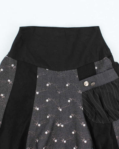 Vintage Y2k 00s Kollontai Patchwork Skirt - XS