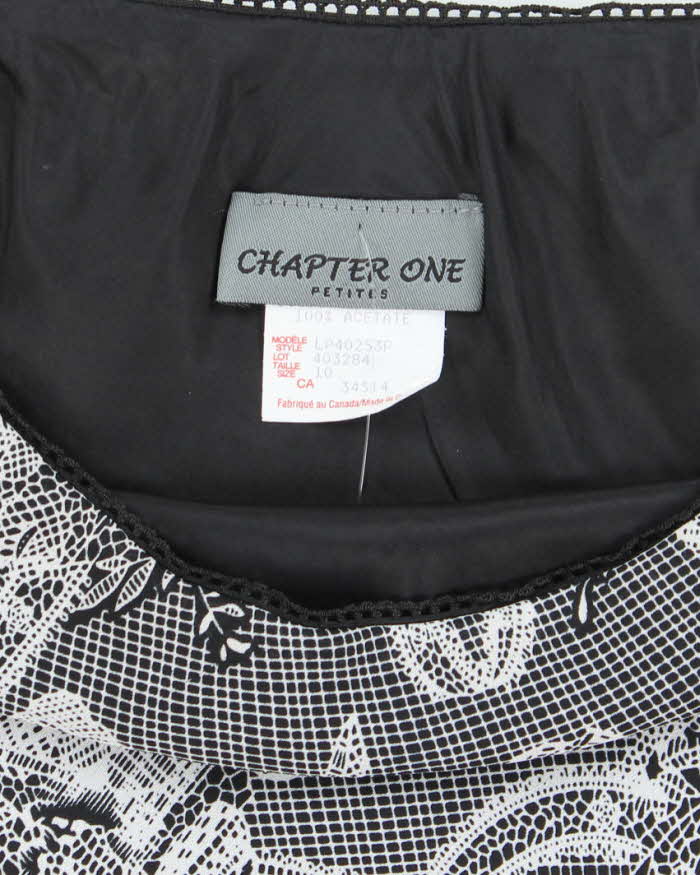 Vintage 90s Chapter One Pattern Skirt - S