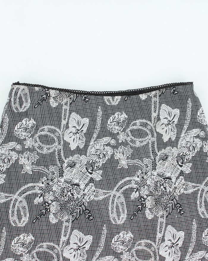Vintage 90s Chapter One Pattern Skirt - S