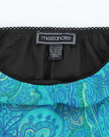 Vintage 90s Mezzanotte Paisley Pattern Skirt - S