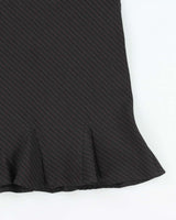 Vintage 90s Jodi Kristopher Pink Stripe Skirt - XS