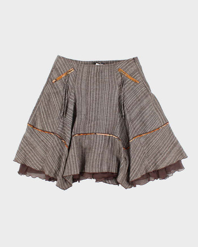 Vintage Y2k 00s Kapalua Wool Blend Skirt - S