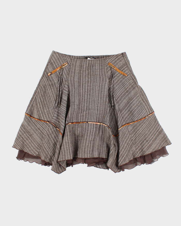 Vintage Y2k 00s Kapalua Wool Blend Skirt - S