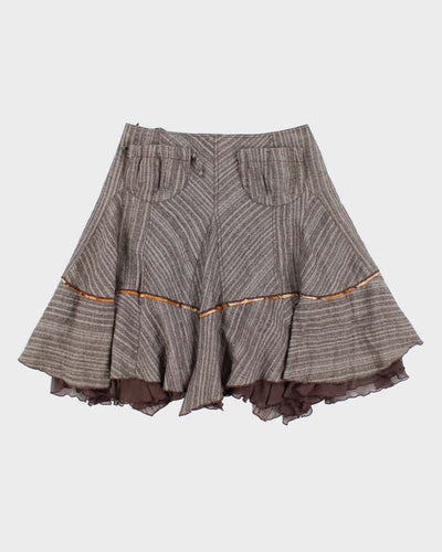 Vintage Y2k 00s Kapalua Wool Blend Skirt - S