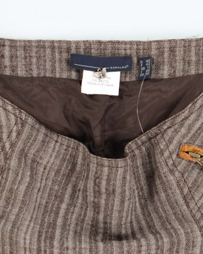 Vintage Y2k 00s Kapalua Wool Blend Skirt - S