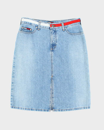 Vintage 90s Tommy Hilfiger Denim Skirt - S