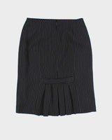 Vintage 00s Tahari Pin Stripe Skirt - XS