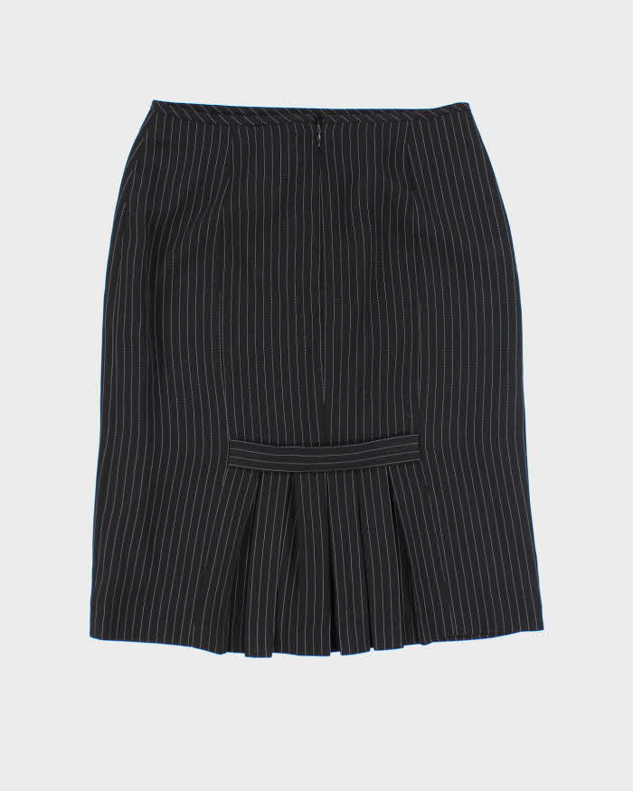 Vintage 00s Tahari Pin Stripe Skirt - XS