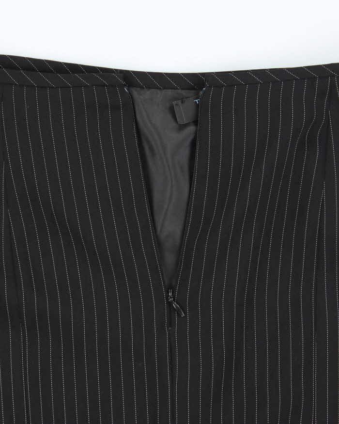Vintage 00s Tahari Pin Stripe Skirt - XS